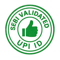SEBI validated UPI ID stamp